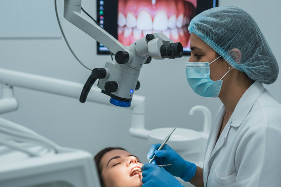 endodoncia con microscopio